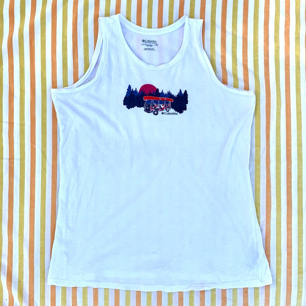 Columbia Sportswear Van Life ๐ Sleeveless Tank in Sunset Bluff Mesa ๐ถ๐ดโโ๏ธ๐ฃ NWOT - Picture 11 of 16